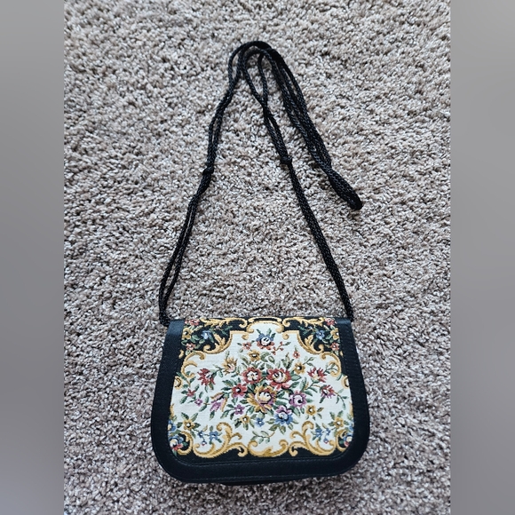 TAPESTRY VINTAGE SMALL EVENING HANDBAG - Picture 2 of 5